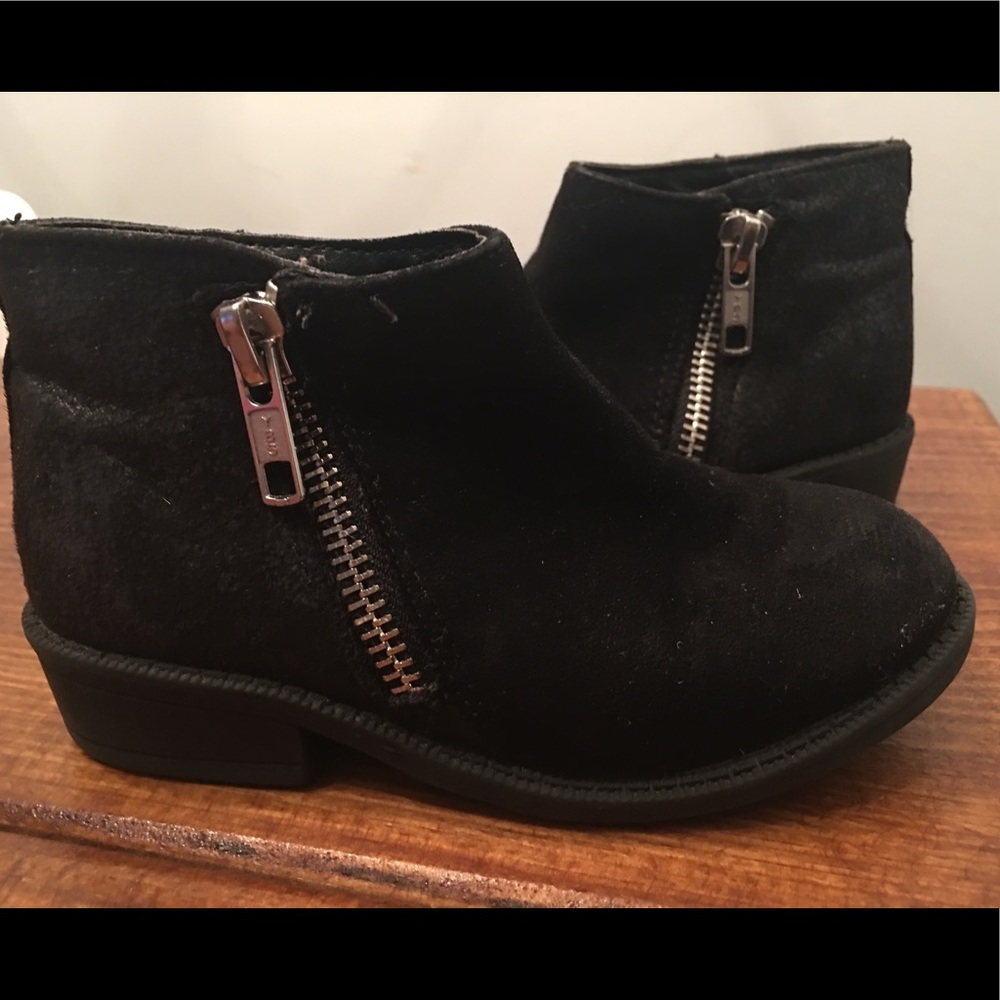 Black Toddler Booties